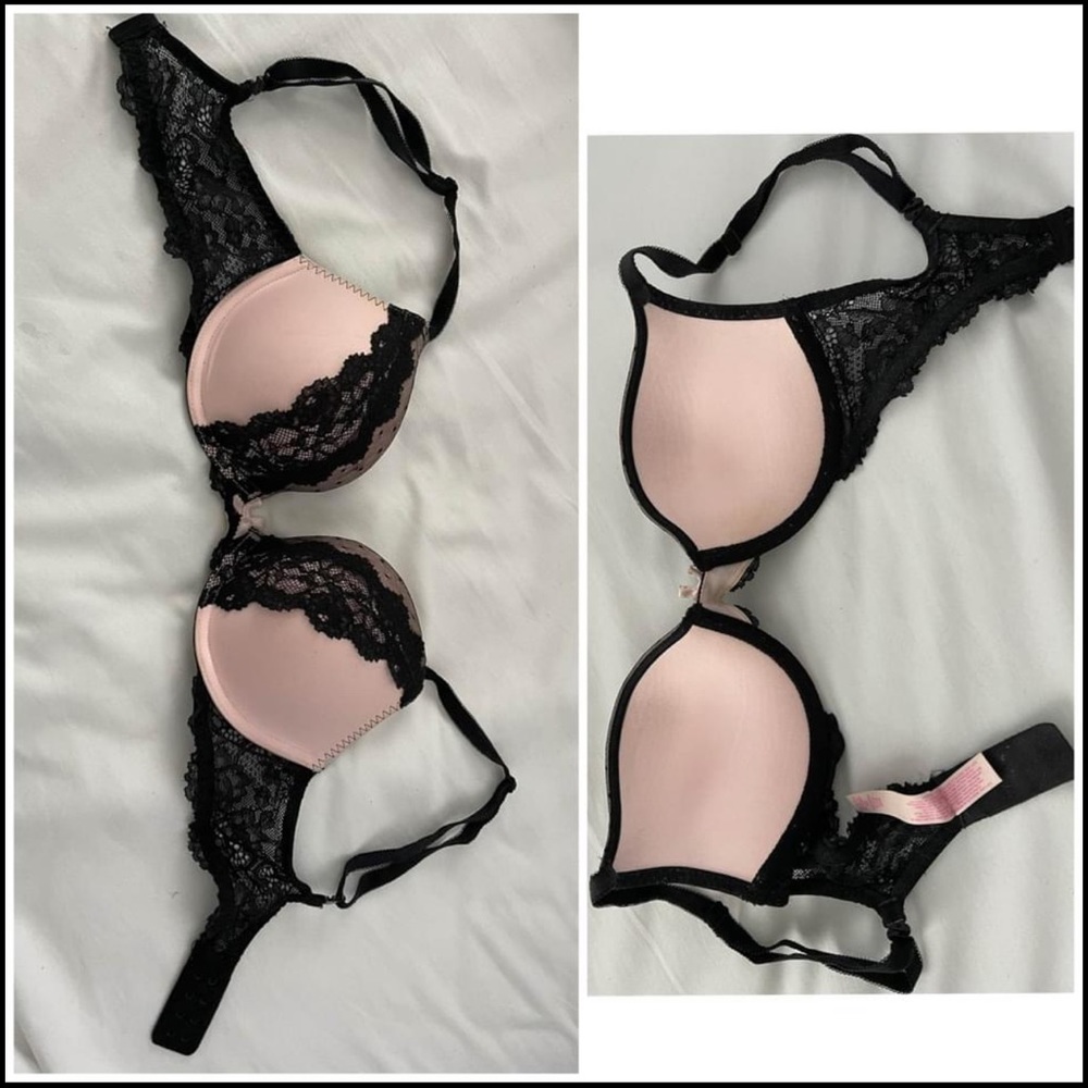 10 Victoria’s Secret bras sizes B to one in D.